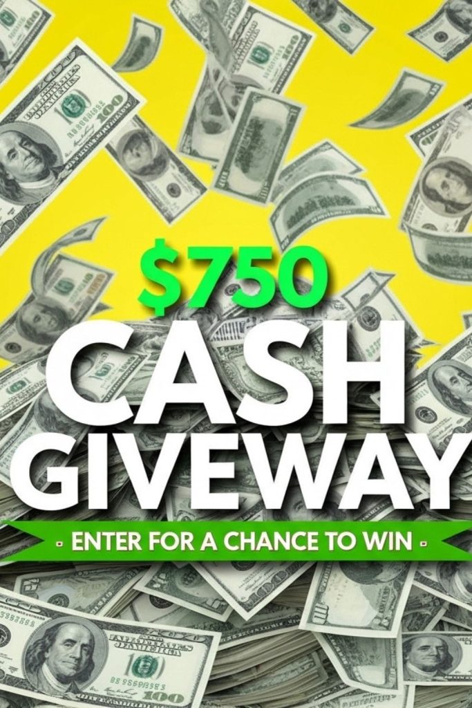 Get $750 to your CashApp account!